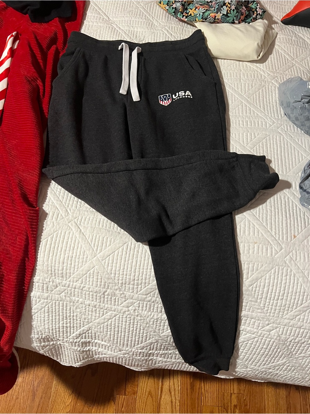 Kids Black Fleece Jogger Pants